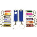 Mini Flash Light with Super Bright LED & Swivel Key Chain (Blue)